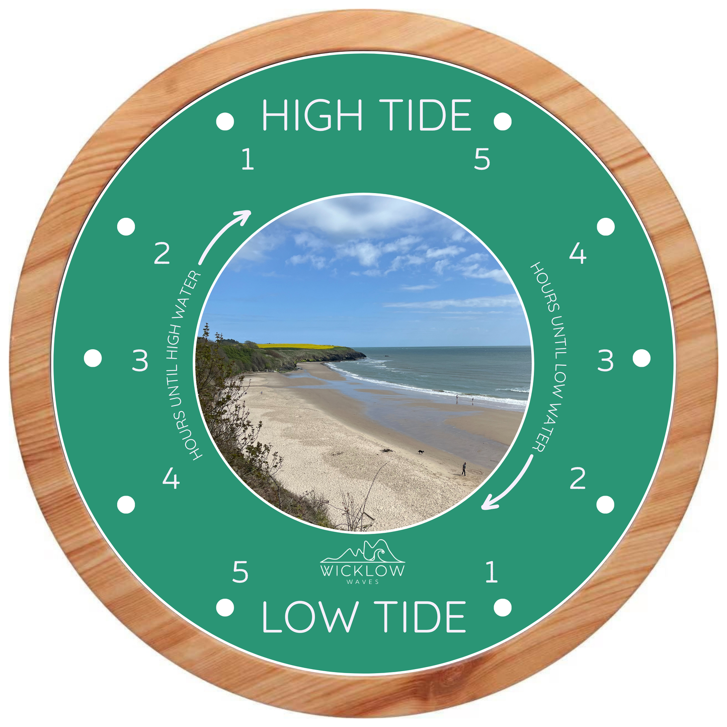 Tide Clock – Oceanic Sage with Maghermore Beach